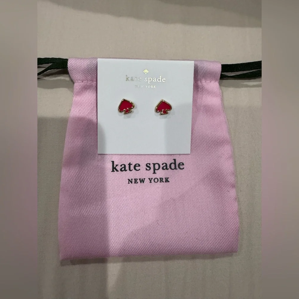 Kate Spade Pink Stud Earrings New